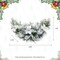 Set of 2 Pre-Lit Christmas Swag, with 50 Warm White LED Lights, Three Function